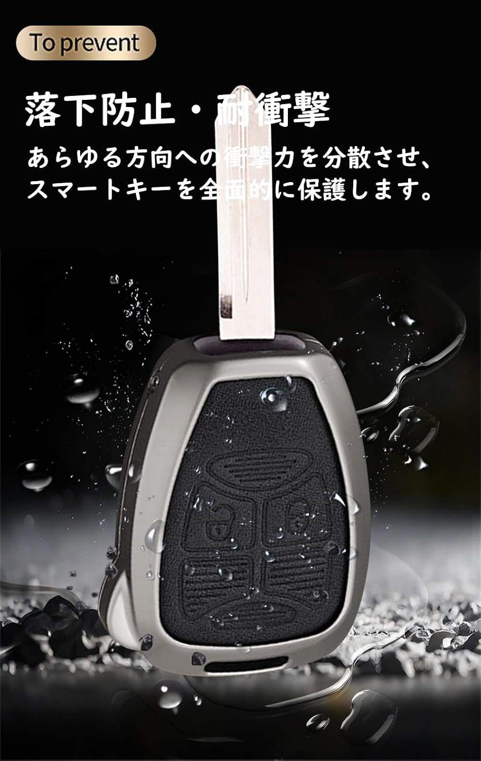 Чехол для ключей Чехол для ключей Jeep Wrangler JK Key Holder Chrysler Cherokee Liberty Compass Smart Key Case Кожа + алюминиевый сплав 23456 Кнопка серая 2 кнопки, фото 7