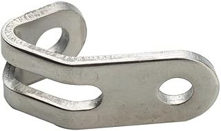 ステンレス304 くくり金具 わな金具 足罠金具 締め付け金具 くくりわな単品 猪 イノシシ用 ワイヤークリップ ワイヤーストッパー 穴あき 油なし 銀色 狩猟用品 (10個)