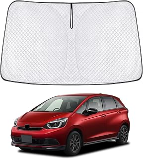 新型 フィット GR系 サンシェード FIT 車種専用 フロントガラス用 サンシェード カーシェード シェードカーテン UVカット 日よけ 遮光 断熱 マルチサンシェード 紫外線カット 高密度生地 日差し 折り畳み式 車中泊 プライバシー保護 アクセサリー カスタム パーツ