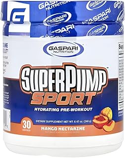 スーパーパンプ スポーツ（水分補給＆プレワークアウト）240g Gaspari Nutrition Super Pump Sport Preworkout プレワ [海外直商品] (マンゴーネクタリン)