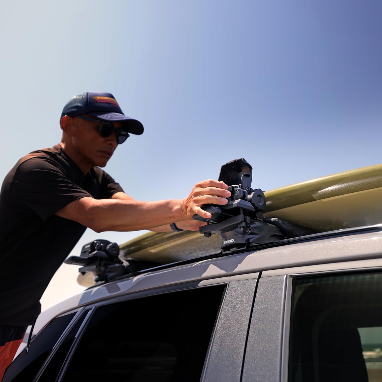 CARMATE Roof Carrier inno с храповым ремнем для серфинга INA724JP, фото 16