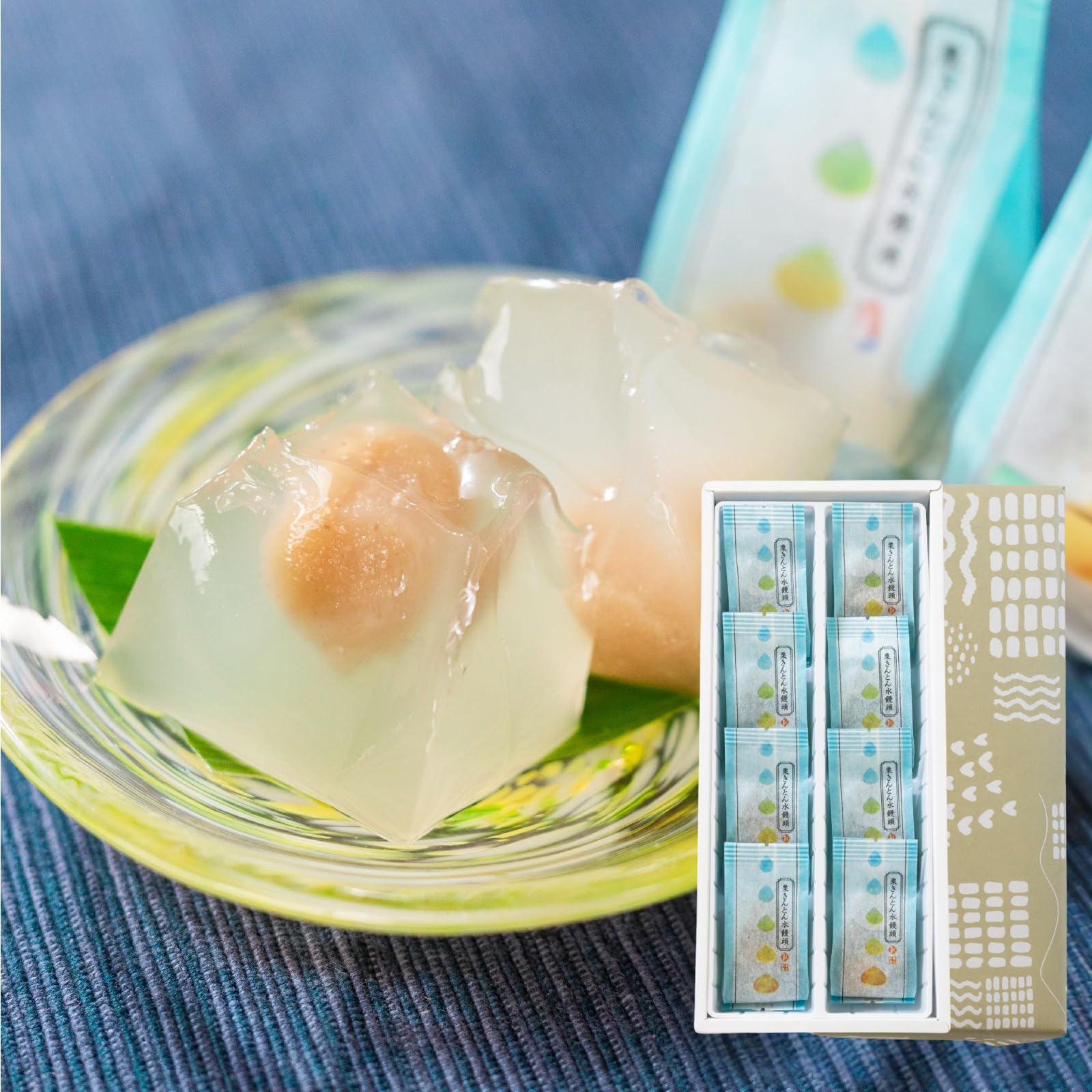 Chestnut Potato Mizumanju 8-Piece Set, Medium Gift, Japanese Sweets, Chestnuts, Sweets