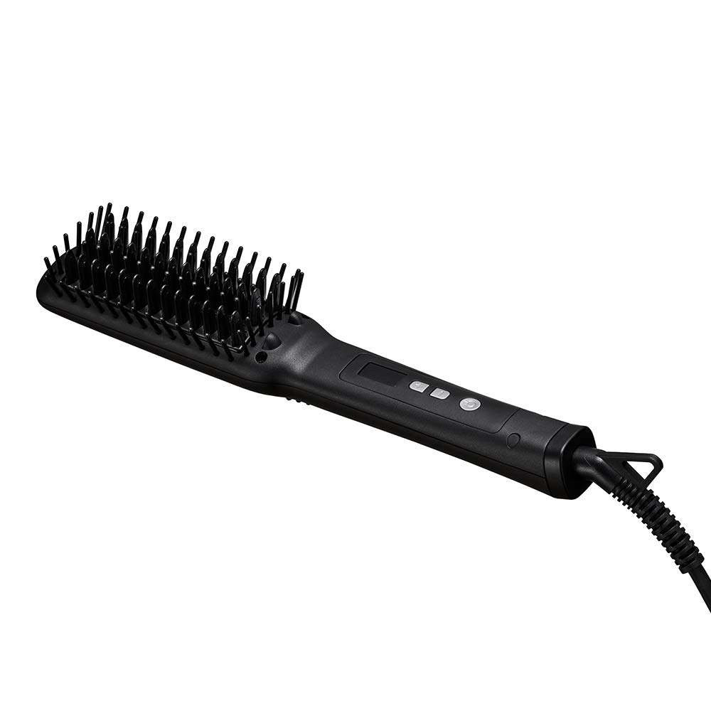 Salonia Straight Heat Brush, Black Black 限定品