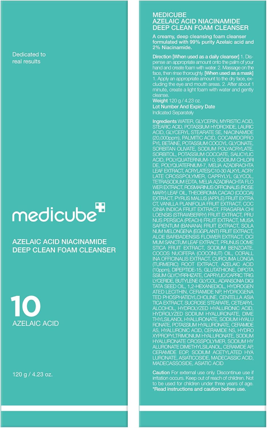 Medicube Азелаиновая кислота Глубоко очищает очищающее средство для лица, восстанавливает баланс влаги и кожного сала, очищает поры от жирной кожи с азелаиновой кислотой высокой плотности, очищает жирную кожу, очищает корейскую сыворотку красоты Корейская косметика, фото 10