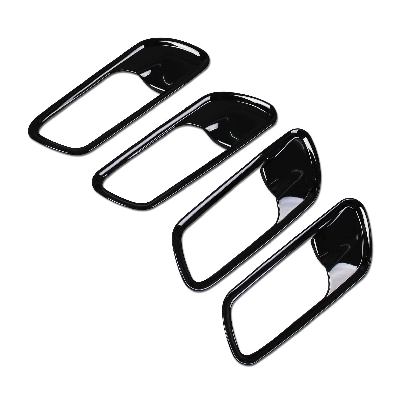 RUIQ Honda New Fit 4th Generation GR Series Interior Front Rear Inner Door Handle Garnish Designed for Honda Fit (Piano Black)