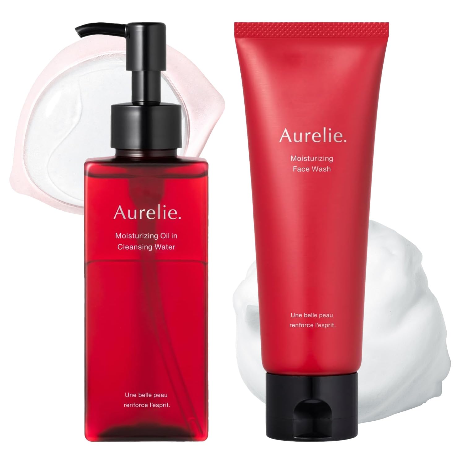 [Developed by MEGUMI] Aurelie Cleansing & Face Wash Set, Moisturizing, Face Wash, Makeup Remover