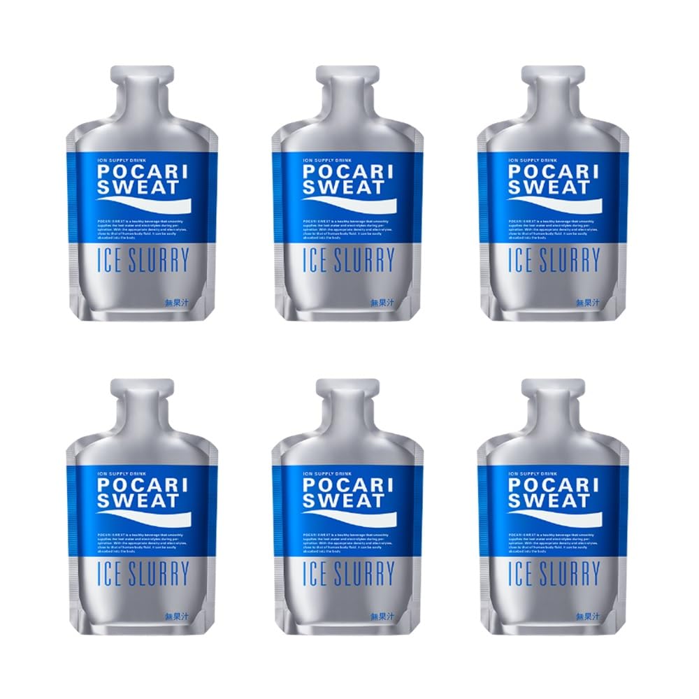 Pocari Sweat Otsuka Pharmaceutical Ice Slurry Pre-Cooling 3.5 oz (100 g) x 6 Bags 100 g x 6 packs Normal temperature