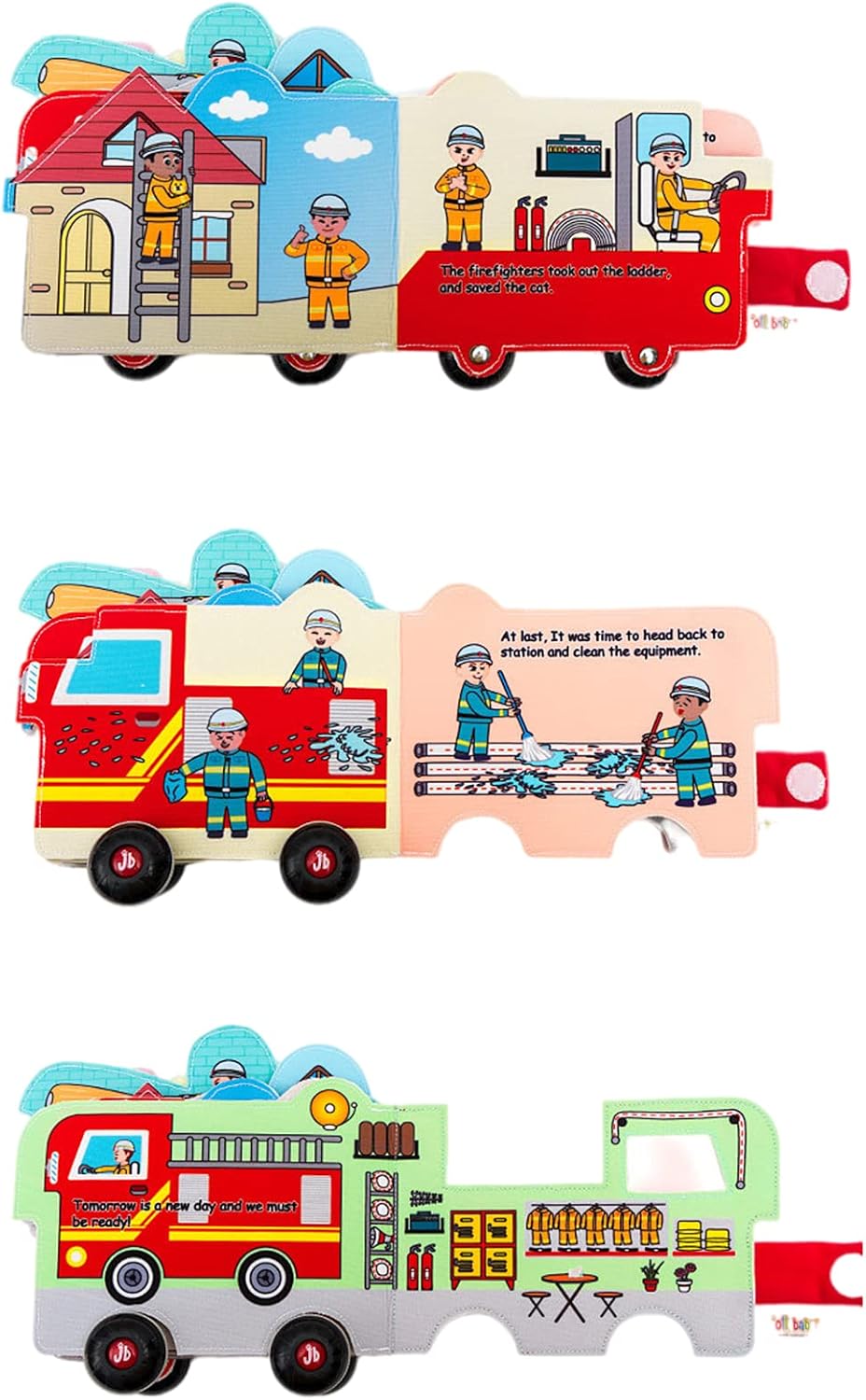 Детские книги из ткани | Cars Book | Обучающие книги для укрепления отношений между родителями и детьми, развития сенсорных способностей, стимулирования чтения и языковых навыков., фото 3