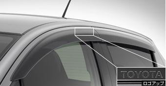Toyota Genuine Parts Vitz [NCP131 KSP130 NSP130/135] Side Visors Basic for 1 Vehicle 08611-52190