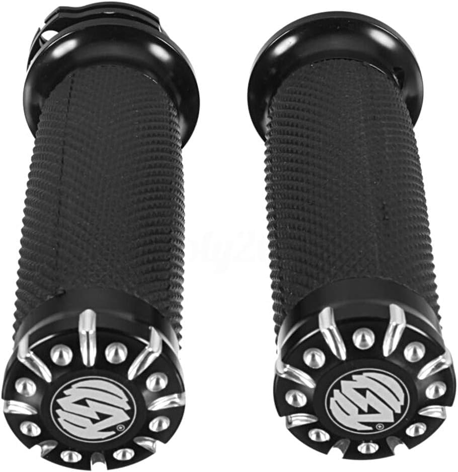 Handlebars for Harley, Tickas 1 pair 25mm motorcycle handlebar hand grips for Harley Sportster Cruiser Custom