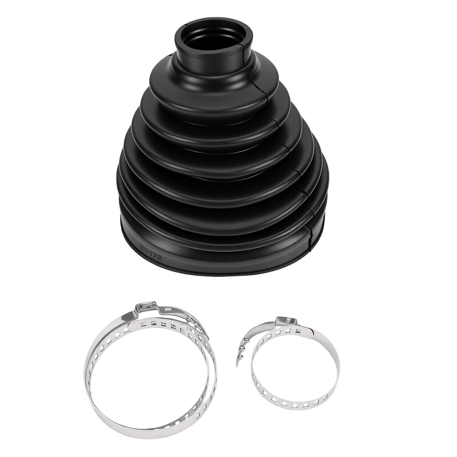 Yctze Drive Shaft Boots Repair Front Wheel Outer Speed Joint Boots Replacement Rubber with 2 Clamps for Automotive Repairing Maintenance