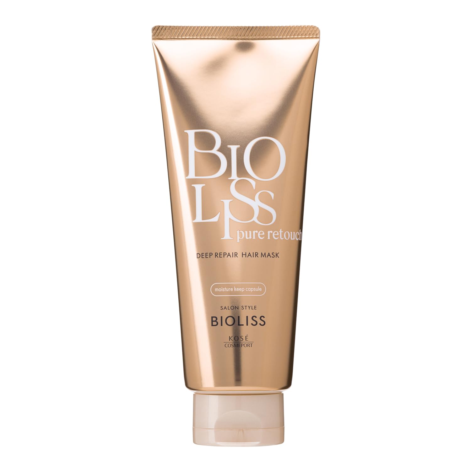 Salon Style Violis Pure Retouch Deep Repair Hair Mask, Treatment, 7.1 oz (200 g), Moist and Supple, Wavy Curly Curly Hair Straight