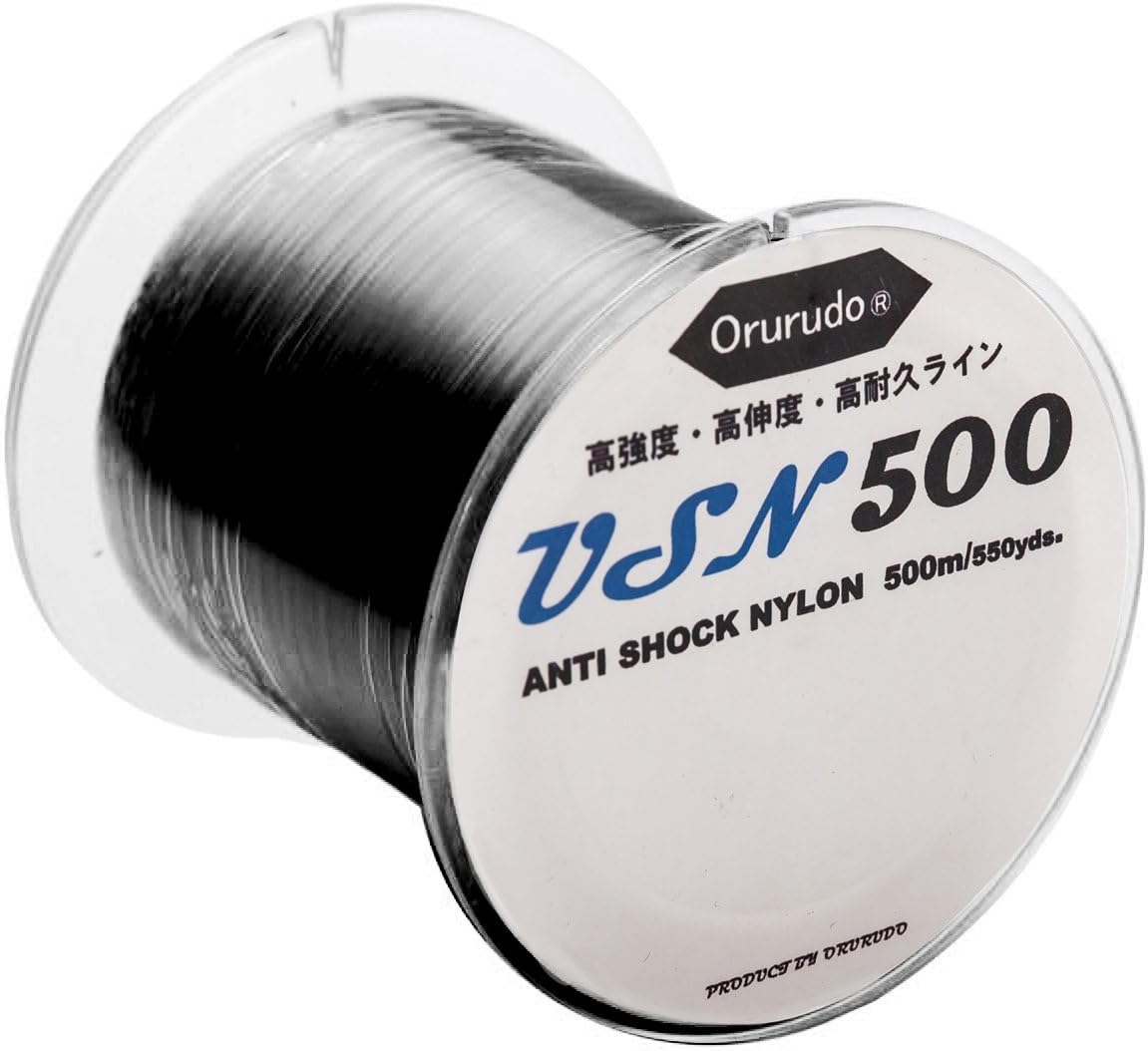 Нейлоновая леска Orurudo Fishing qb210001, Противоударный нейлон USN500, Ультрамягкая нейлоновая леска с высокой эластичностью и высокой прочностью, Сверхпрочная леска Black 1.0, фото 4
