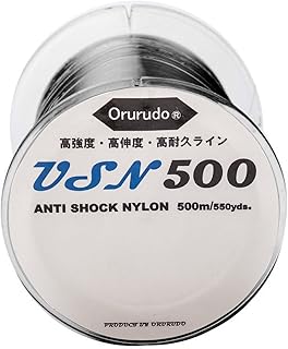 オルルド釣具 ナイロンライン USN500 アンチショックナイロン採用 「Ultra Soft Nylon(ウルトラソフトナイロン)」 高伸度・高強度・高耐久釣糸 qb210001