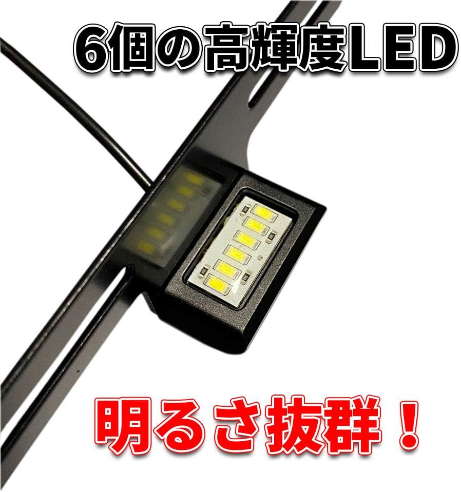 Подсветка номера велосипеда яркая, 6LED!Номерной знак Легко монтируется, универсальный, Цвет белый, фото 3