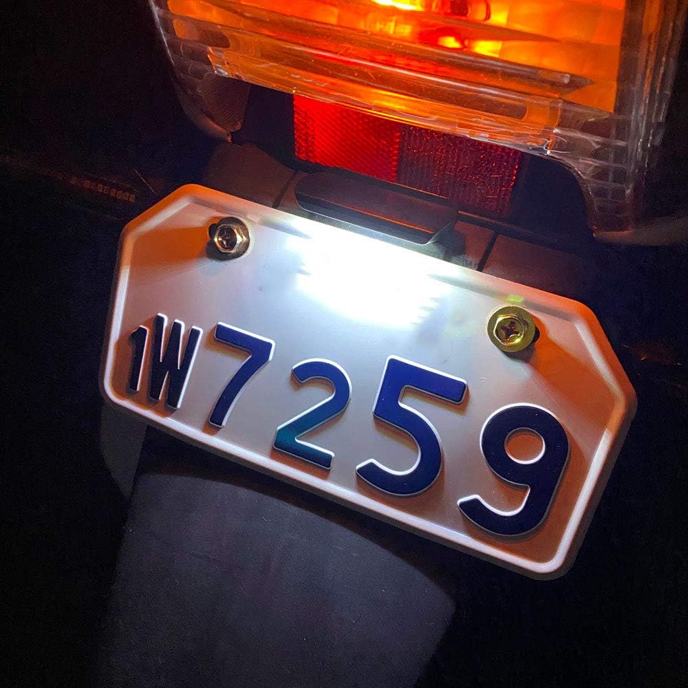 Подсветка номера велосипеда яркая, 6LED!Номерной знак Легко монтируется, универсальный, Цвет белый, фото 7