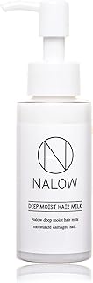 NALOW(ナロウ) ヘアミルク 洗い流さないトリートメント 80ml 【ヘアオイルの進化系でしっとりツヤ髪へ】 (ディープモイスト)