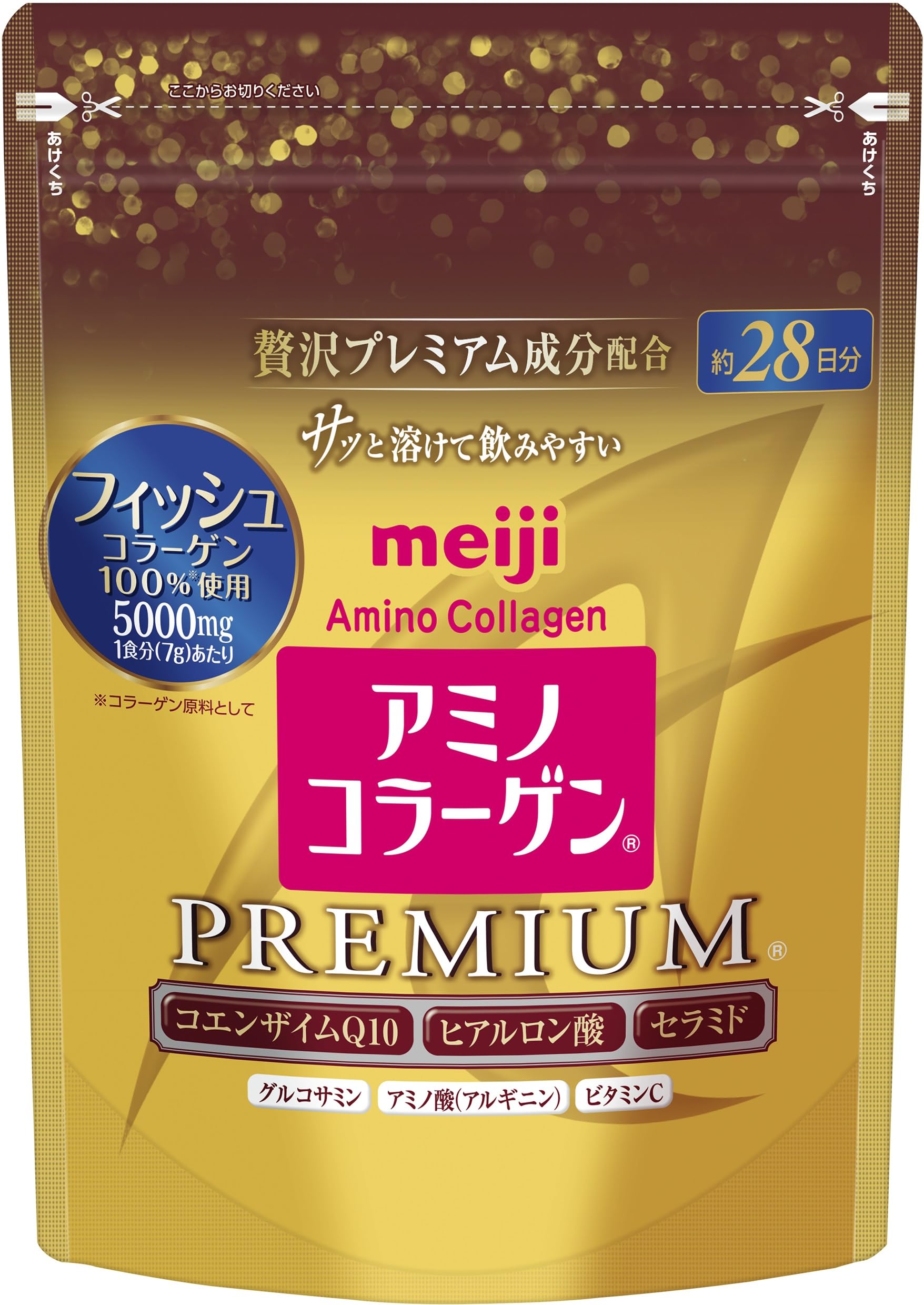 Amino Collagen Premium, Approx. 28 Day Supply, 6.7 oz (196 g) 196グラム (x 1)
