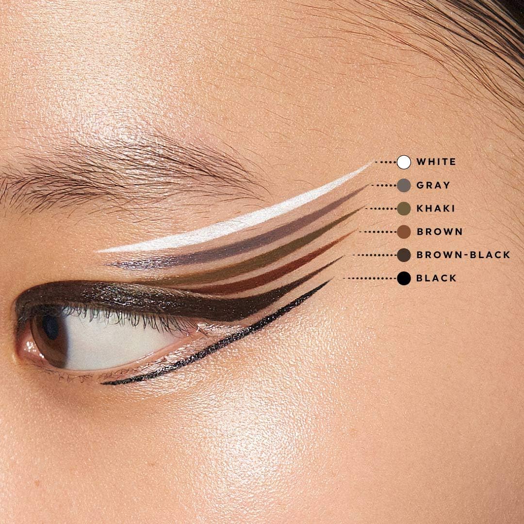 Жидкая подводка для глаз UZU BY FLOWFUSHI Eye Opening Liner [White], не содержащая спирта и красителей, гипоаллергенная белая, 0,55 мл (x 1), фото 2
