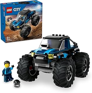 レゴ(LEGO) シティ 青いモンスタートラック おもちゃ 玩具 誕生日 プレゼント ブロック 知育 男の子 女の子 子供 5歳 6歳 7歳 8歳 乗り物 車 ミニカー 60402