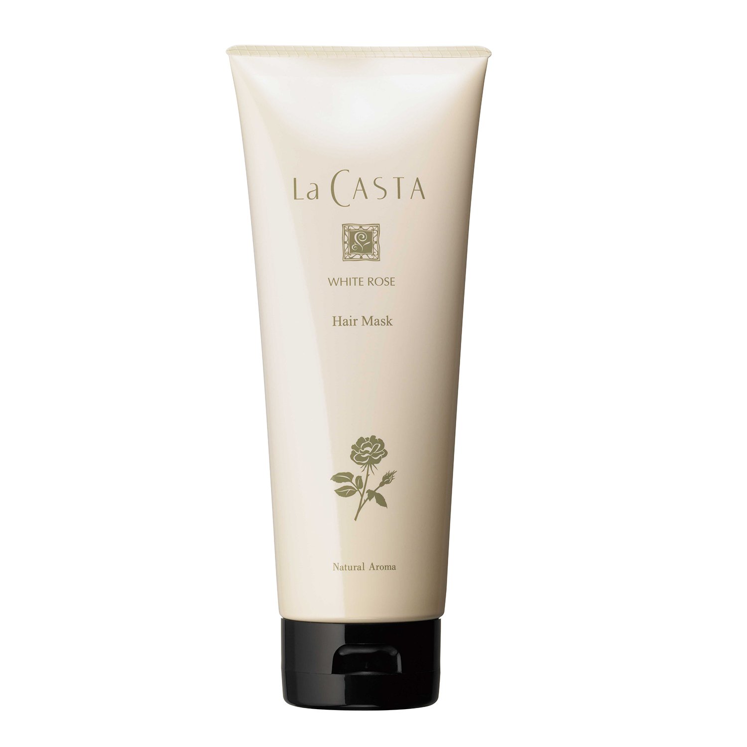 La Casta White Rose Hair Mask (Hair Treatment), Fresh Rose Scent, For Moisturizing Hair Without Drying