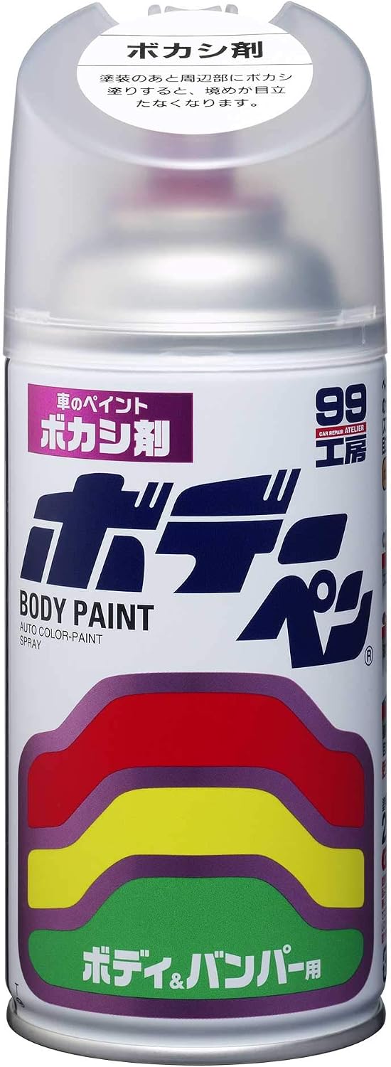 Soft 99 (СОФТ99) 99 Краска для кузова в мастерской Vocashi 10,1 жидких унций (300 мл) для кузова автомобиля, бампера из смолы, металла, дерева 08004 + Материалы для ремонта Грунтовка для бампера 3,4 жидких унции (100 мл) 09014 + Материалы для ремонта Составная часть 09184 0,3 л 08004: Средство для кузова Vocashi Vocalium + Грунтовка + Составной лист, фото 3