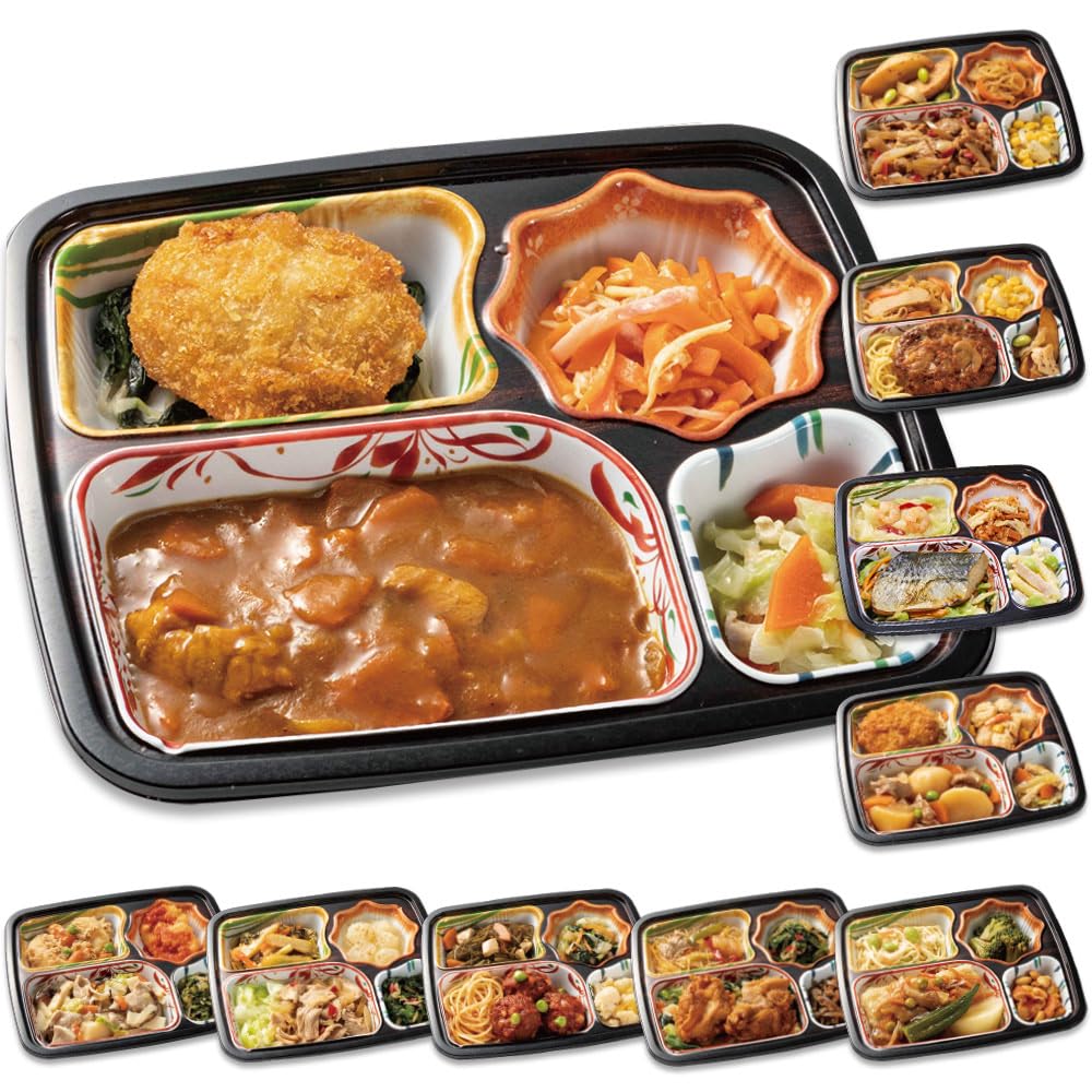 Belluna Gourmet Frozen Bento Meals - 10 Meals Set - Ofukuro Gohan - Side Dishes - Frozen Food - Easy Bento - Pantry Staple