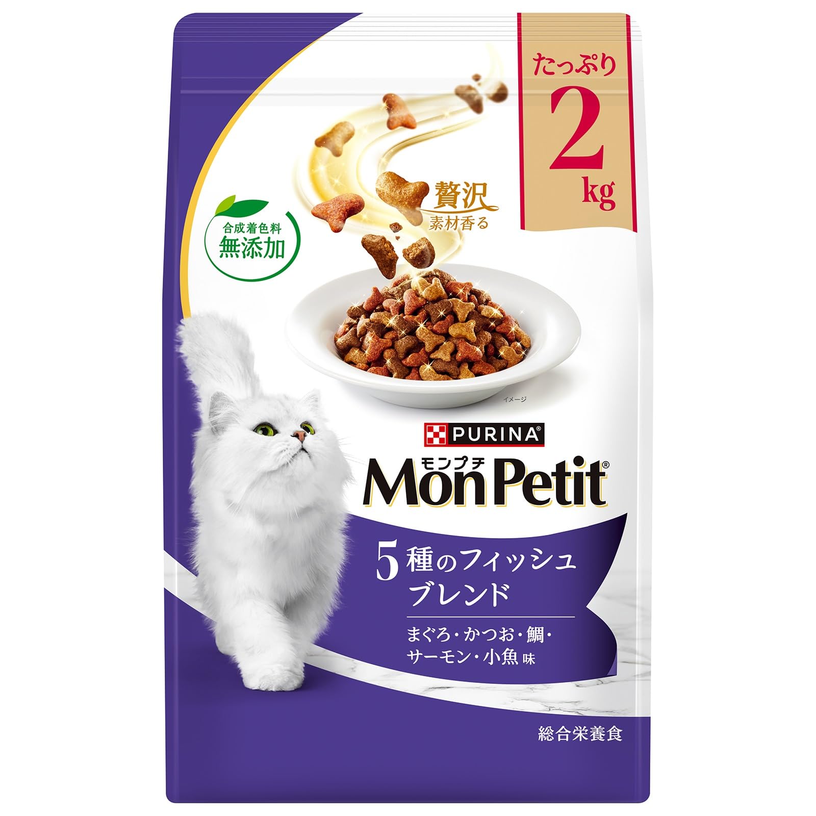 Mon Petit Bag, 5 Fish Blend, 4.4 lbs (2 kg) [Amazon.co.jp Exclusive] 5 fish blends 2 kg (x 1)