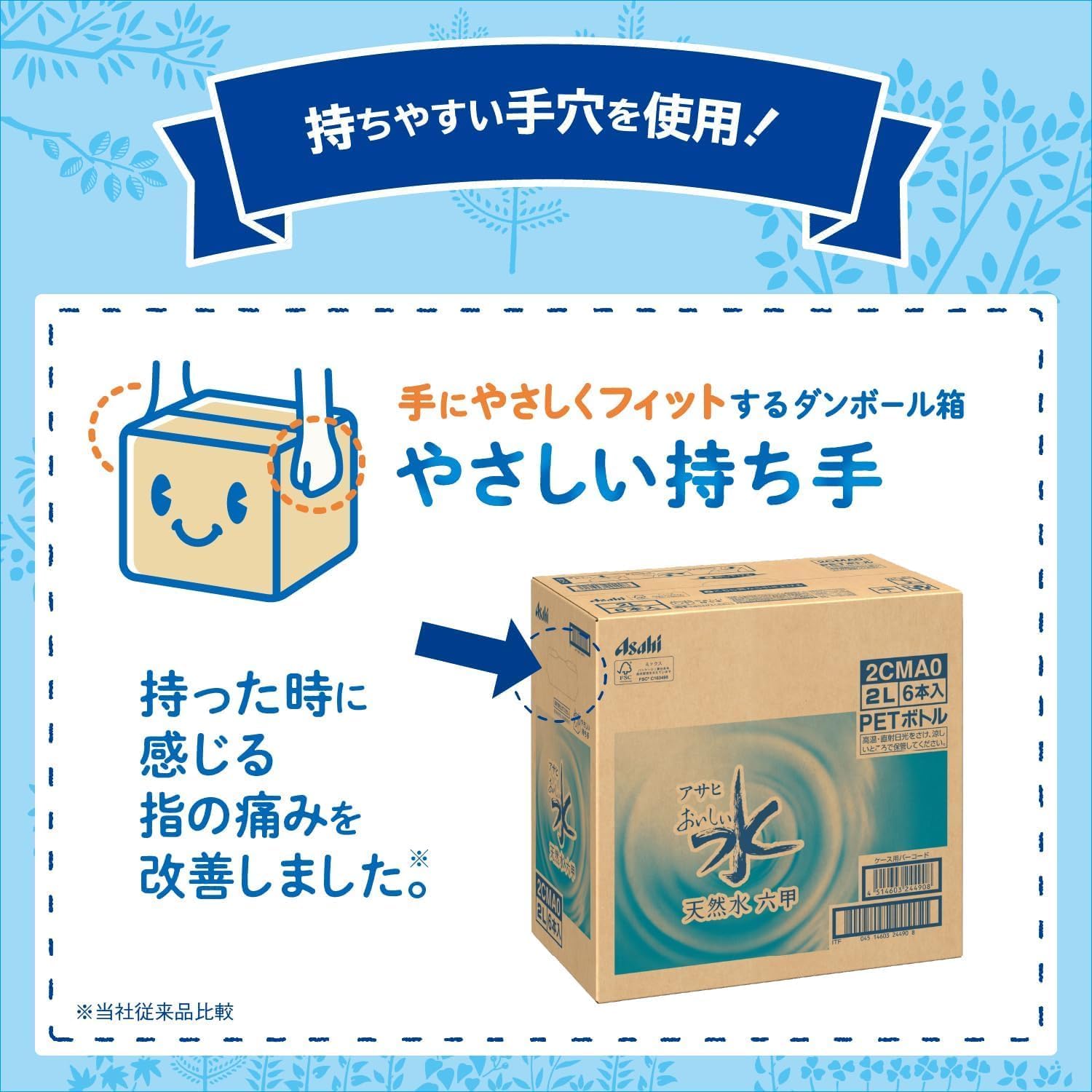 【Amazon.co.jp Эксклюзивно】 #like(Тег "Нравится") Натуральная вода Asahi Oishii Mizu, бутылка без этикетки, 0,5 галлона (2 л) х 9 бутылок (1) 2 л х 9 бутылок без этикеток, фото 3