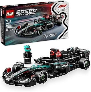 レゴ(LEGO) スピードチャンピオン Mercedes-AMG F1(R) W15 レースカー おもちゃ 玩具 誕生日 プレゼント ブロック 男の子 女の子 子供 10歳 11歳 12歳 小学生 乗り物 車 ミニカー 77244