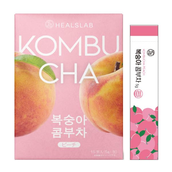 Hills Labo Kombucha (Peach) 0.2 oz (5 g) x 15 Packs