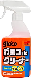 ソフト99(SOFT99) glaco(ガラコ) 撥水剤 ガラコdeクリーナー 400ml 自動車用及び住宅用窓ガラス、ガラス製ミラーの洗浄、撥水用 04111