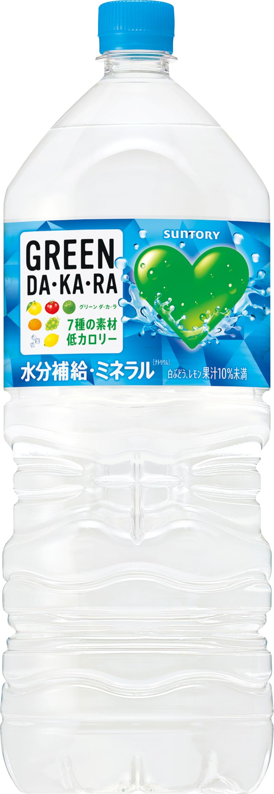 GREEN DA・KA・RA (Green Dakara) Suntory GREEN DA・KA・RA Sports Drink 67.6 fl. oz (2 L) x 6 Bottles