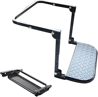 Rutexc耐荷重 150kg 車両用タイヤステップホイール踏み台 車/トラック汎用型脚立足場台 業務用兼家庭用 洗車・整備・点検専用カー用品 滑り止め安定構造 軽量持ち運び簡単 高耐久強靭素材製