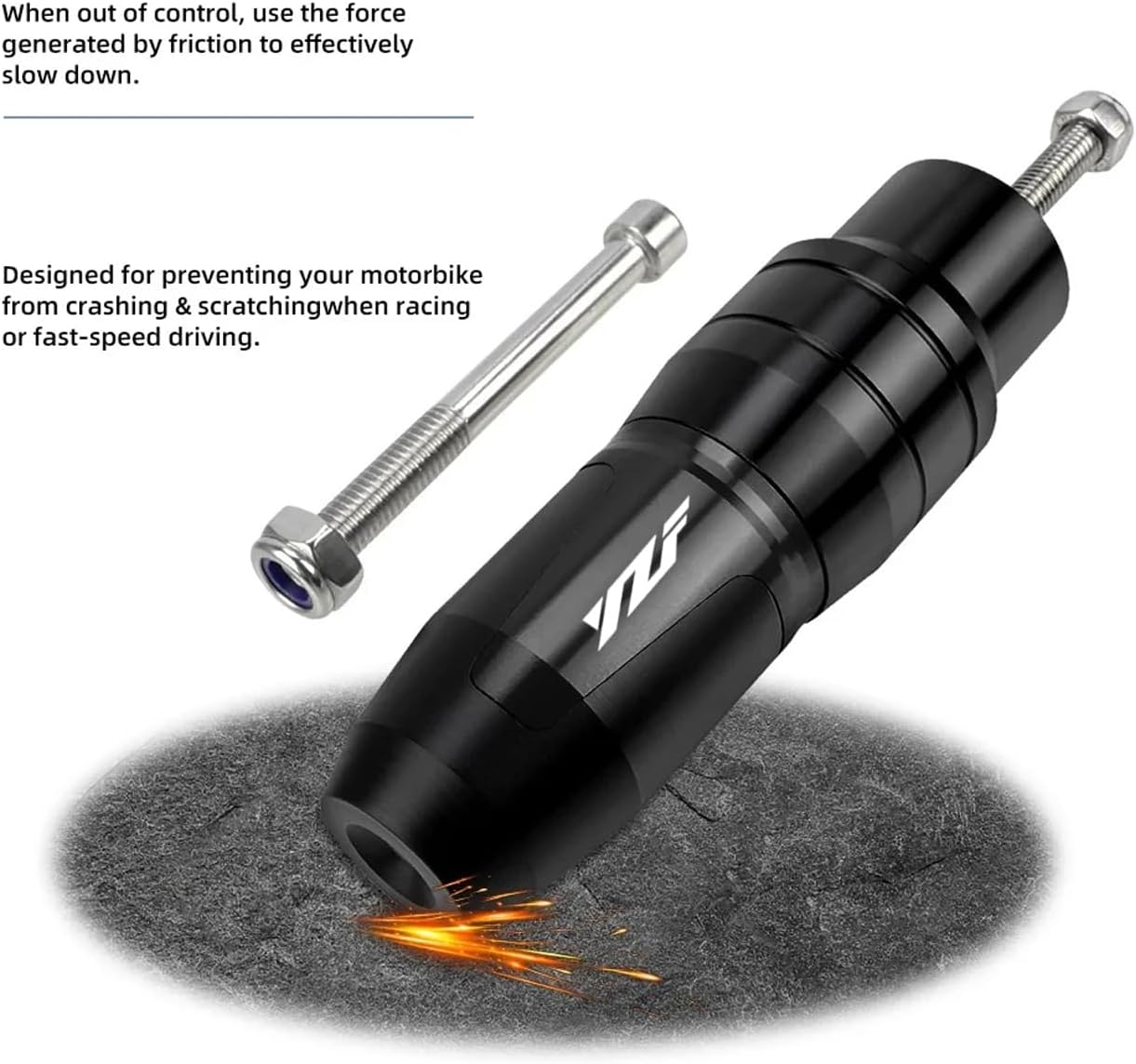 XIAXIA для YZF R1M, YZF-R3, YZF R25, YZF R6 2024 2025 Аксессуары из алюминия с ЧПУ для велосипеда, предотвращающие падение, Защита краш-панели, защита выхлопных газов, аксессуары для велосипедов yzfr (зеленый) [Параллельный импорт], фото 5