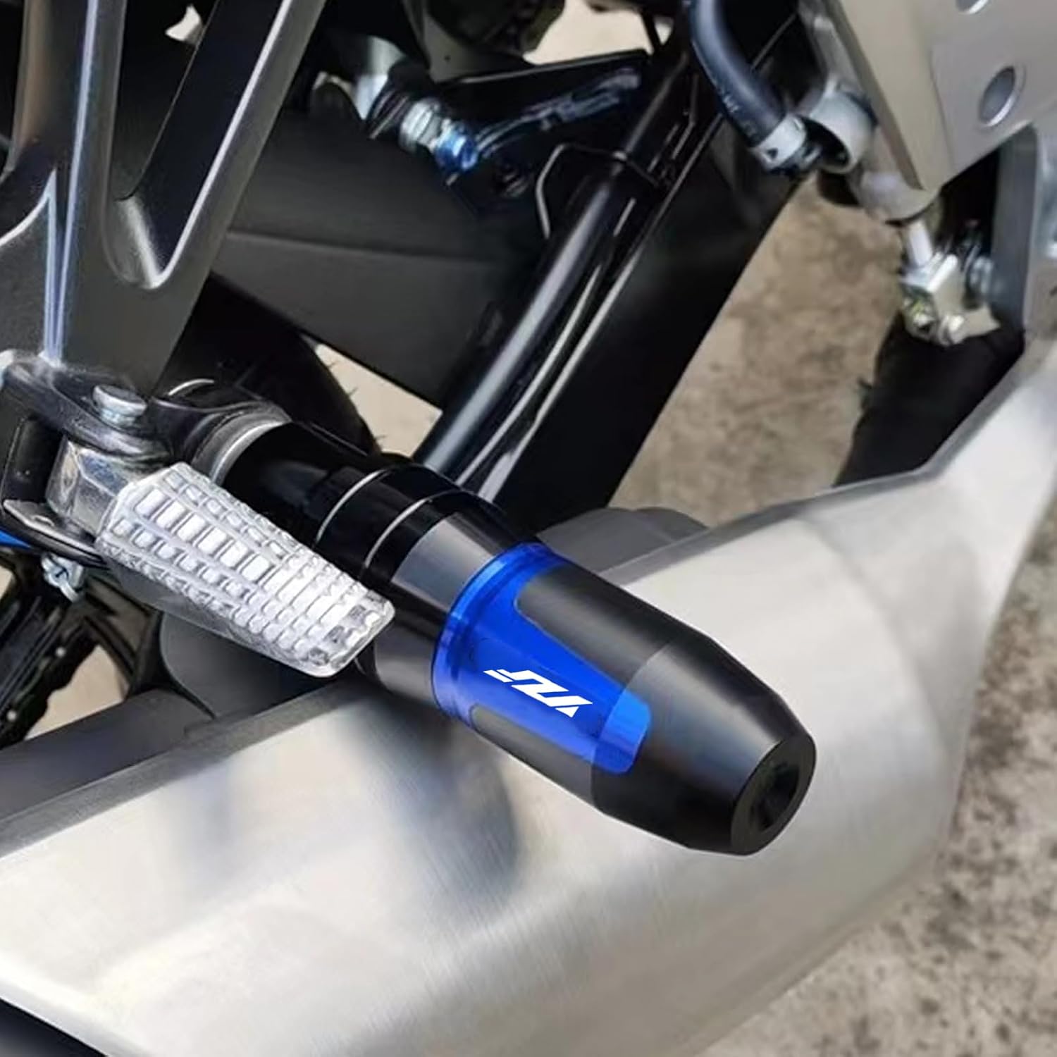 XIAXIA для YZF R1M, YZF-R3, YZF R25, YZF R6 2024 2025 Аксессуары из алюминия с ЧПУ для велосипеда, предотвращающие падение, Защита краш-панели, защита выхлопных газов, аксессуары для велосипедов yzfr (зеленый) [Параллельный импорт], фото 8