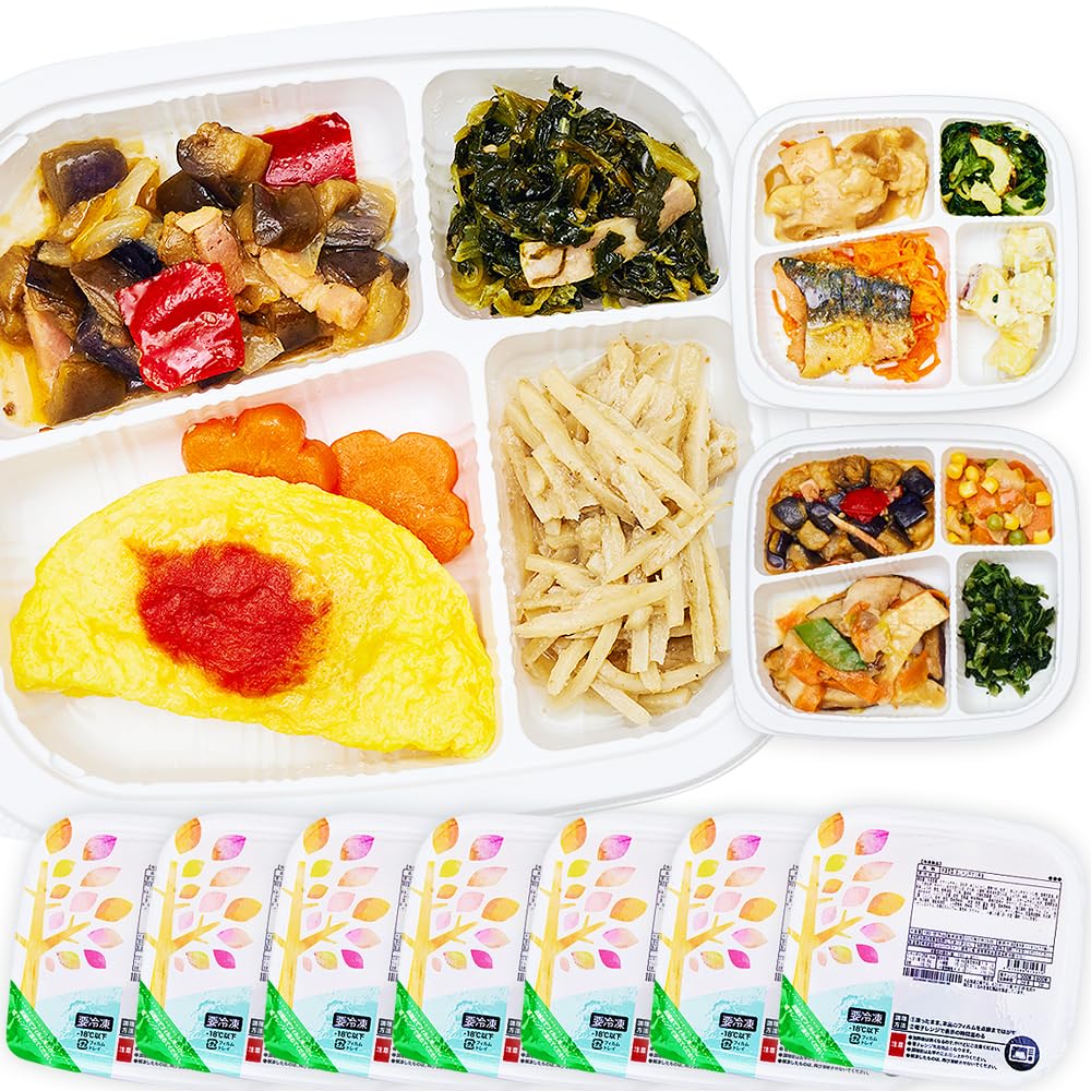 Magokoro Bento Healthy Balanced Diet 10 Meal Set Frozen Bento Frozen Food Side Dishes Bento Only Main Dish Healthy Popular Time-saving Delivery Magokoro Care Diet Nutritionist-Supervised Affordable 10食セット