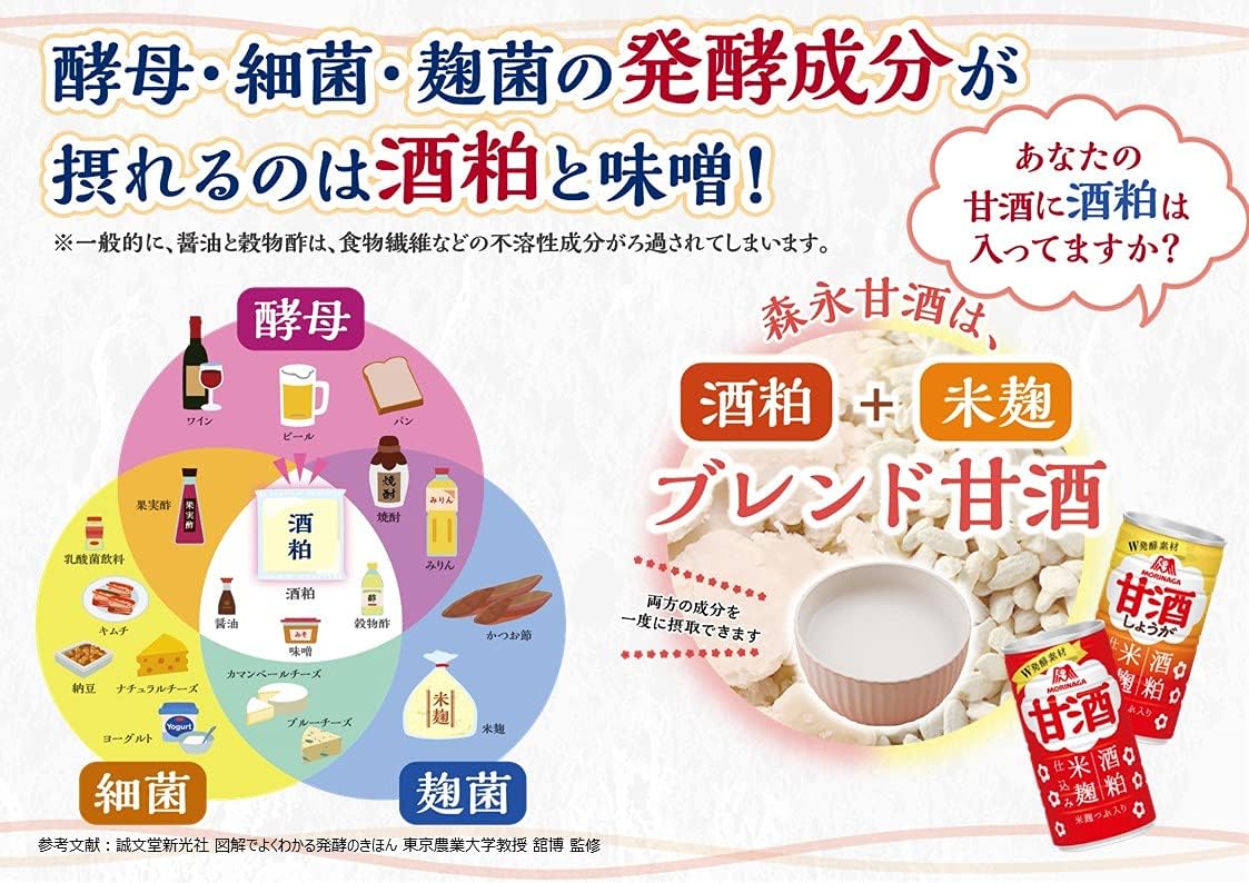 Morinaga Молочные продукты Morinaga кондитерские изделия Amazake 190 г×30 бутылок, фото 6