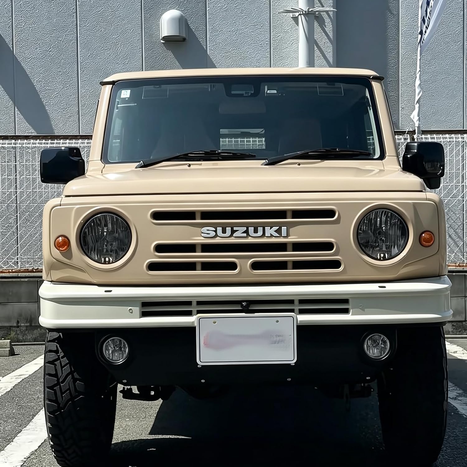 Передняя решетка Jimny Jimny JB64 JB74 JC74 Sierra Sierra 3-дверная/Nomad Nomad 5-дверная, Гриль, Рассеивание тепла, Нет необходимости в отверстии, Простая установка, Защитная решетка, Передняя маска, Специальные детали, Комплектующие, Аксессуары Jimny (Desert yellow), фото 7
