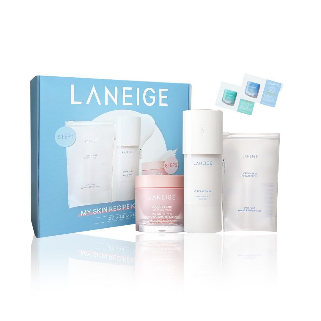 Lanage My Skin Recipe Kit, Moisture, Cream, Lip Balm, Moisture, Transparent, Ceramic, Skin Care, Travel, Trial, Travel [Limited] Moist