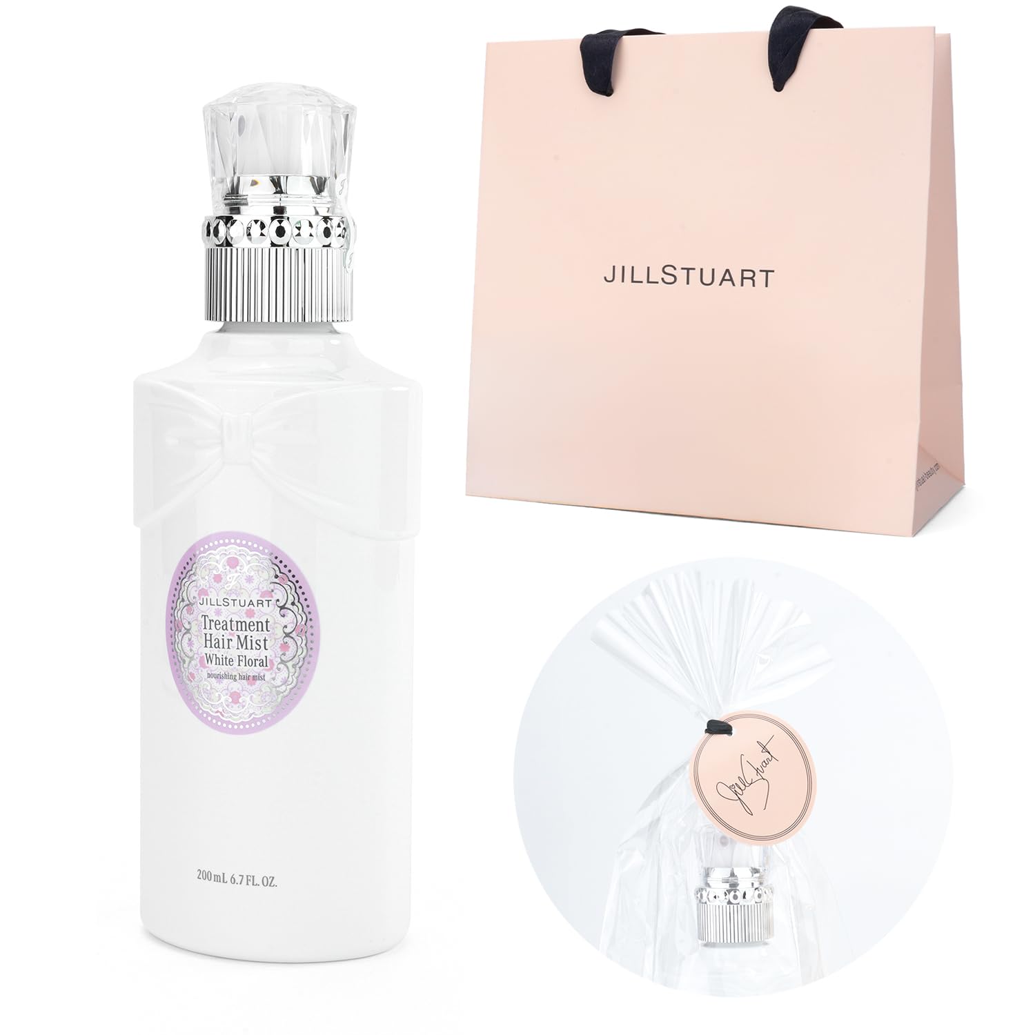 【Domestic Genuine Product・Wrapped】JILL STUART Jill Stuart White Floral Treatment Hair Mist 200ml Hair Fragrance Repairs Damage Moisturizing Cosmetics Cosmetics Mother's Day Birthday Christmas White