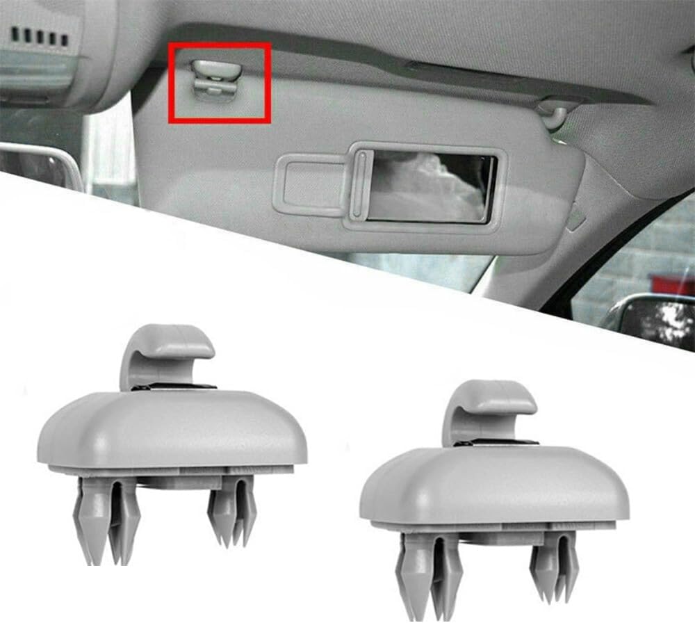 Крепление для солнцезащитного козырька в автомобиль, 2 шт., подходит для Audi A1, A3, A4, A5, Q3, Q5, фото 5