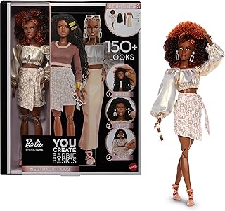 バービー(Barbie) ベーシック You Create kit 2 YOU CREATE BARBIE BASICS™ Neutral Kit 002 シグネチャーBLACK きせかえ人形・ハウス ままごと・ごっこ遊び バービー人形 6歳から JJX36