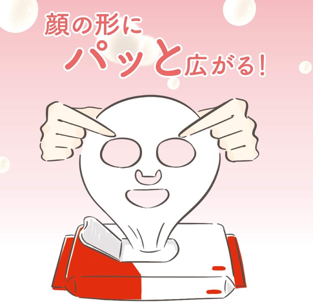 Гладкая маска Honpo Moist sheet Mask на 32 листах с изофлавонами соевого молока, увлажняющая маска для лица большой емкости., фото 3