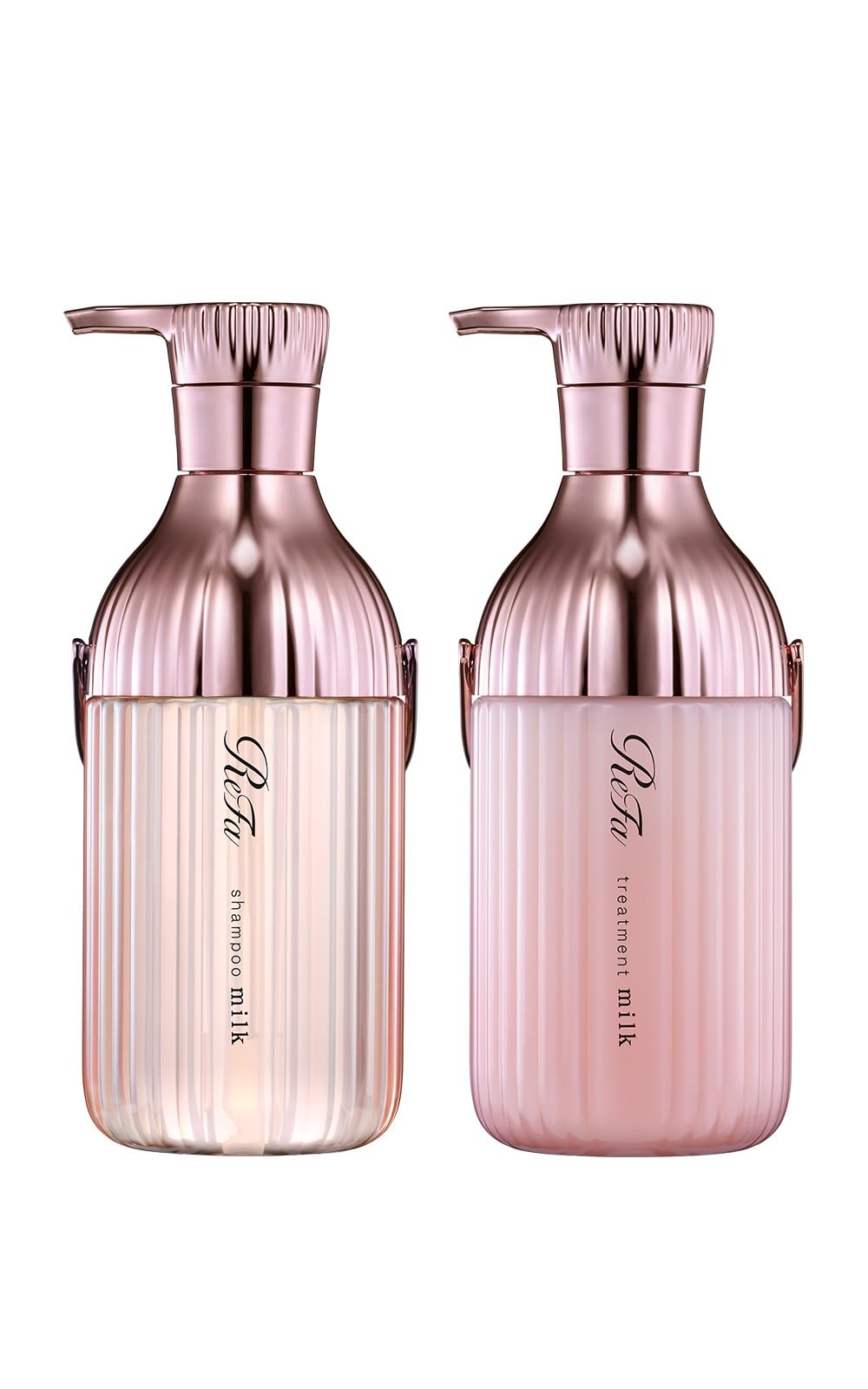 ReFa Milk Protein / ReFa MILK PROTEIN (Set) (Pink, Shampoo & Treatment Set) pink floral berry 500g（本体） Shampoo and Treatment Set