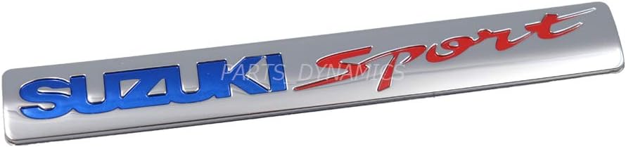Спортивная эмблема Suzuki Длина 0,9 дюйма (2,4 см) x ширина 7,4 дюйма (18,8 см), экспортируемая за рубеж, подлинные экспортные характеристики Suzuki, фото 3