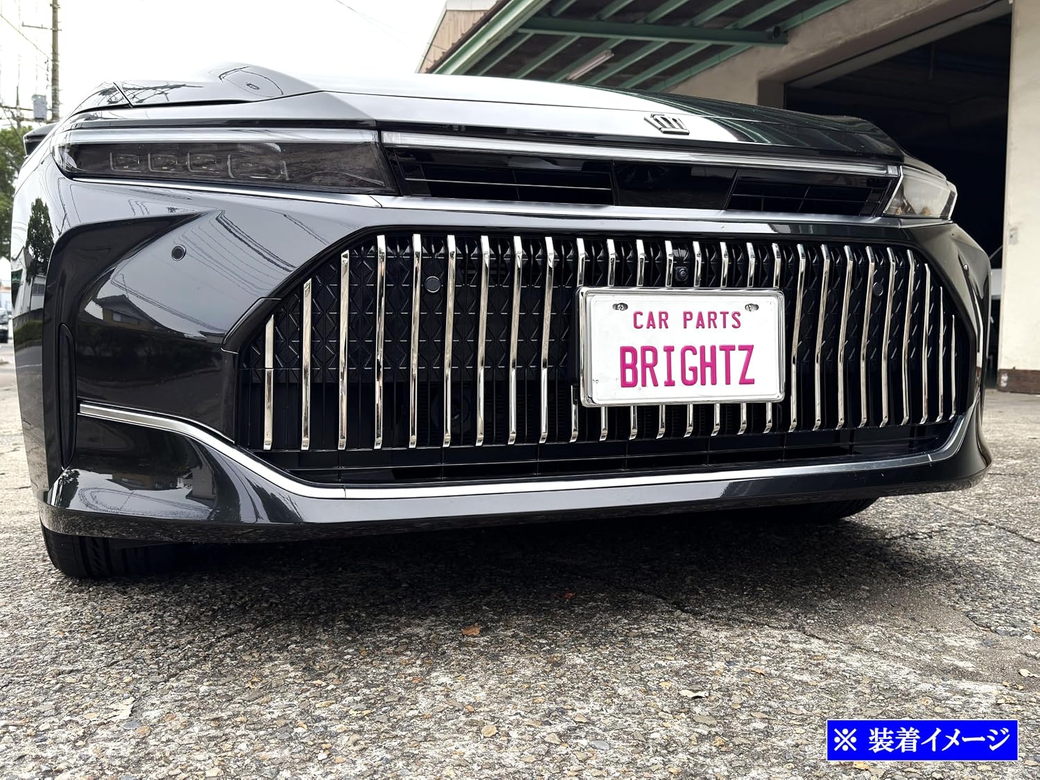 BRIGHTZ Crown Седан AZSH32 KZSM30 Супер Зеркальная поверхность Решетка переднего бампера с покрытием из нержавеющей стали Mall 35ШТ 【 GRI－COV－M－173 】 AZSH KZSM H32 M30 32 30 Crown Седан, фото 5
