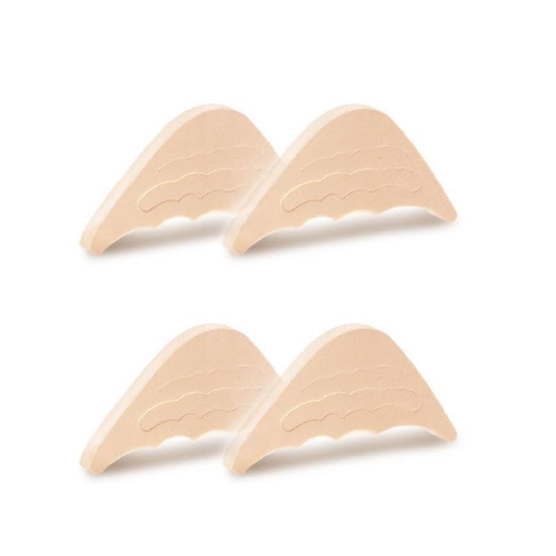 Toe Cushion, Shoe Sizing, Shoe Lip Prevention Pad, Heel Pad, Forefoot Pad, 2 Pair Set (White x 2) White *2