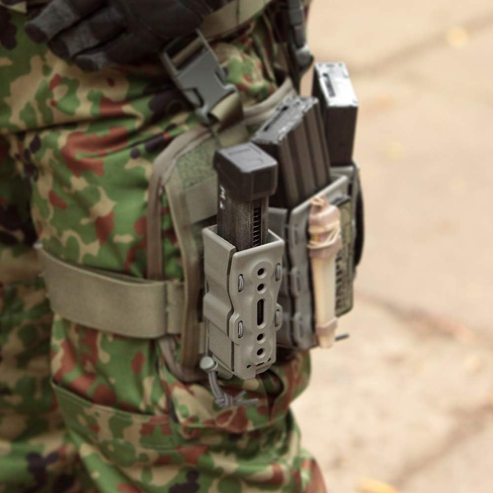 Пистолет LayLax BATTLE STYLE Bite Mag Handgun Quick Mag Holder, 2 предмета, страйкбольное снаряжение BK, черный, 2 предмета, пистолет, фото 5