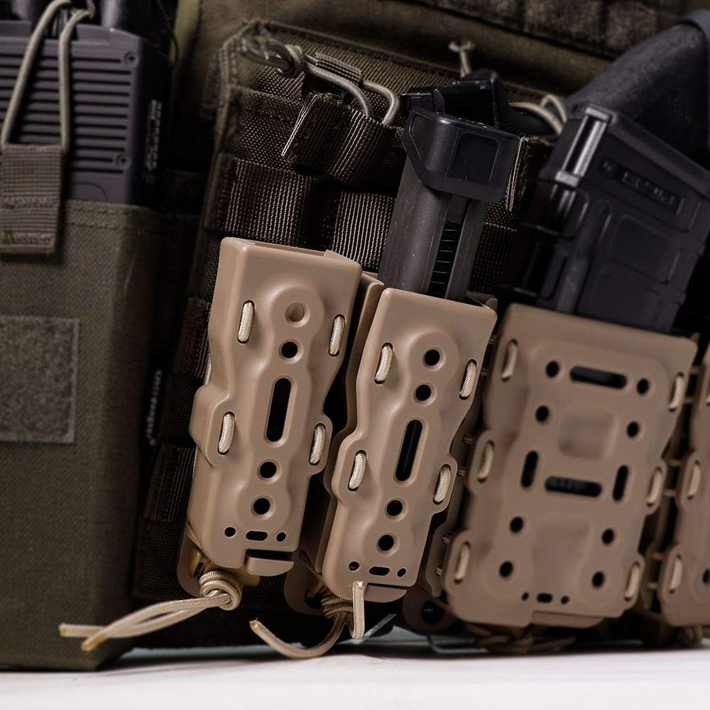 Пистолет LayLax BATTLE STYLE Bite Mag Handgun Quick Mag Holder, 2 предмета, страйкбольное снаряжение BK, черный, 2 предмета, пистолет, фото 7